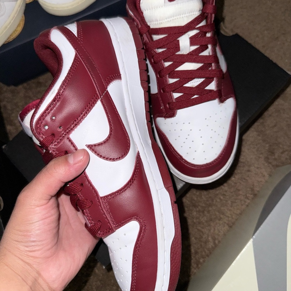 Nike Red and White Sneakers
